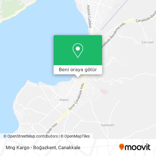 Mng Kargo - Boğazkent harita