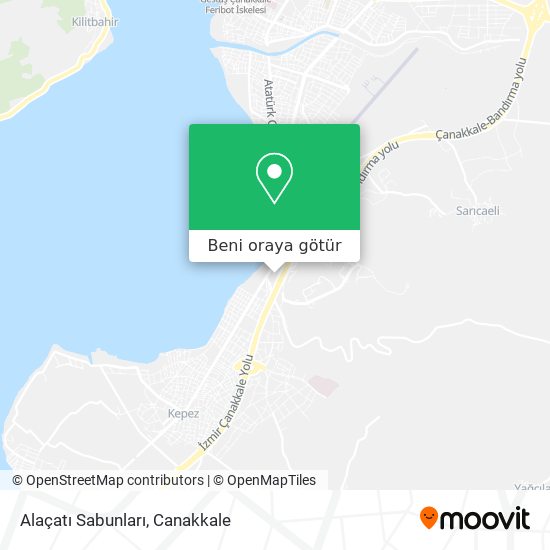 Alaçatı Sabunları harita
