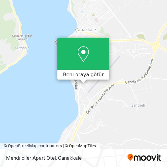 Mendilciler Apart Otel harita