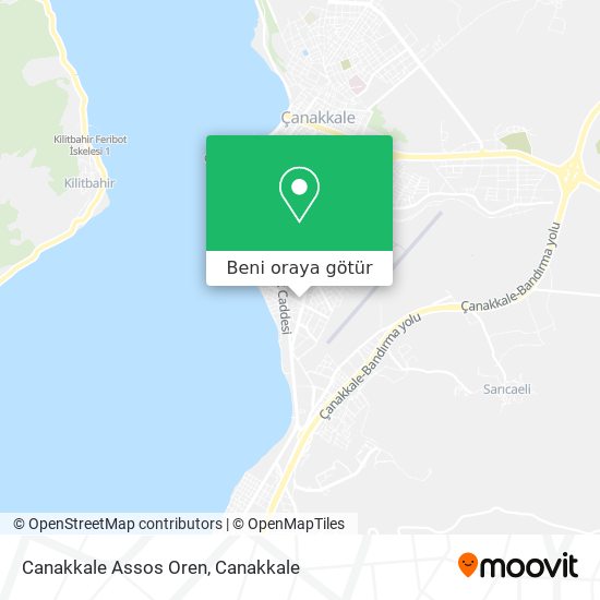 Canakkale Assos Oren harita