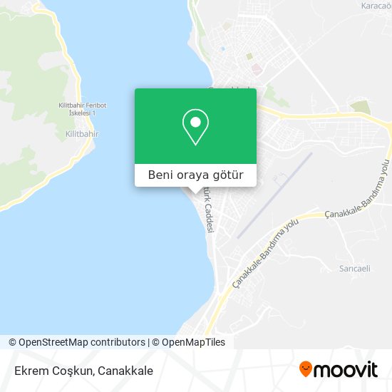 Ekrem Coşkun harita