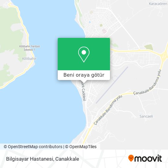 Bilgisayar Hastanesi harita