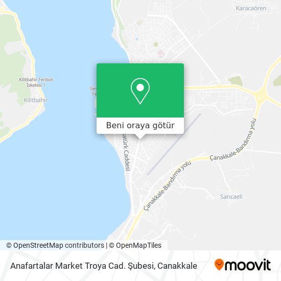 Anafartalar Market Troya Cad. Şubesi harita