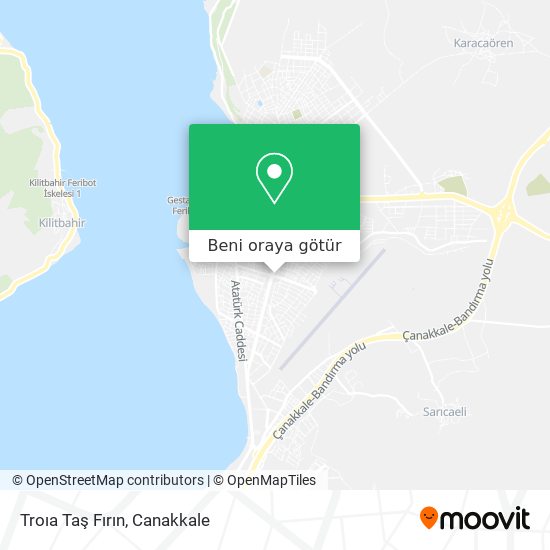 Troıa Taş Fırın harita