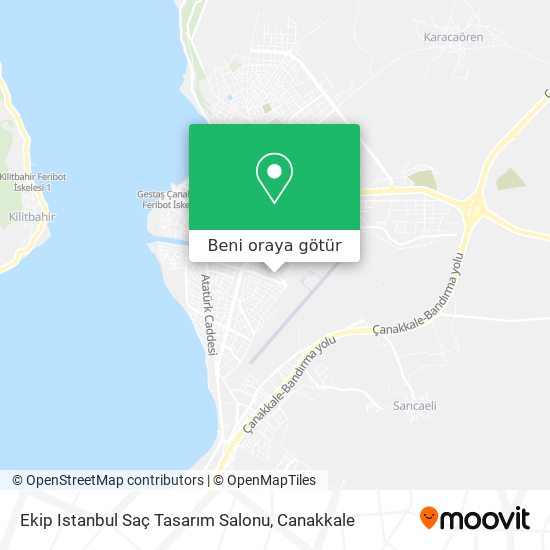 Ekip Istanbul Saç Tasarım Salonu harita