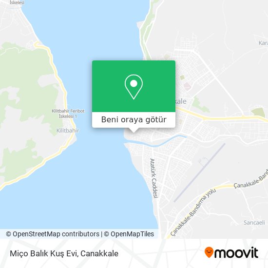 Miço Balık Kuş Evi harita