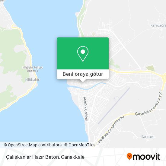 Çalışkanlar Hazır Beton harita