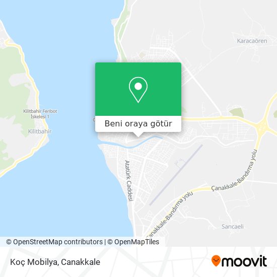 Koç Mobilya harita