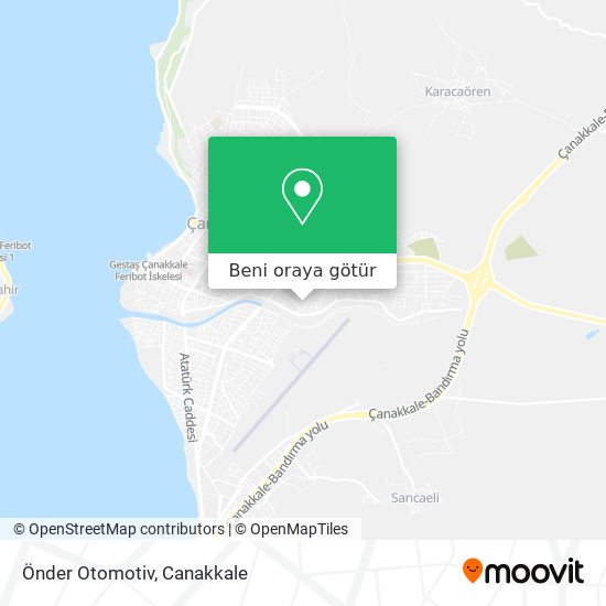 Önder Otomotiv harita
