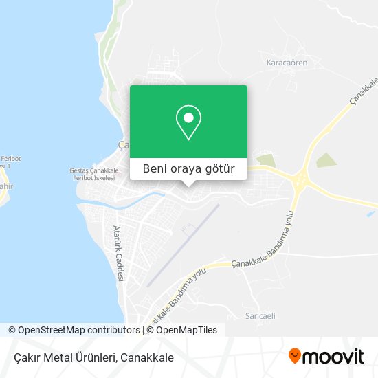 Çakır Metal Ürünleri harita