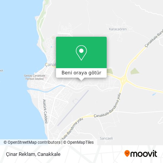 Çinar Reklam harita