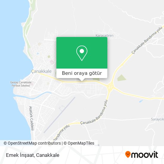 Emek İnşaat harita