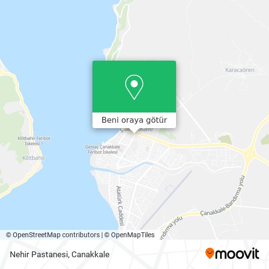 Nehir Pastanesi harita