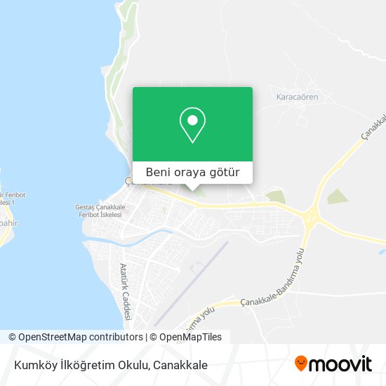 Kumköy İlköğretim Okulu harita