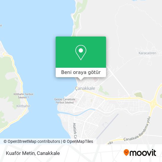 Kuaför Metin harita