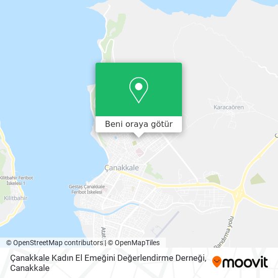 Çanakkale Kadın El Emeğini Değerlendirme Derneği harita