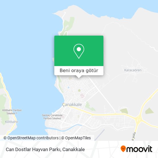 Can Dostlar Hayvan Parkı harita