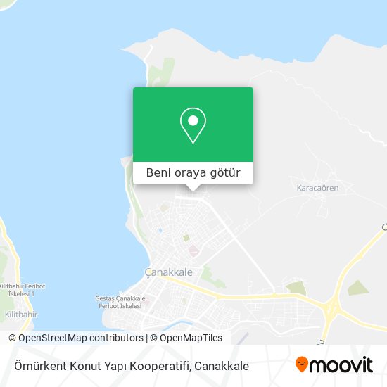 Ömürkent Konut Yapı Kooperatifi harita