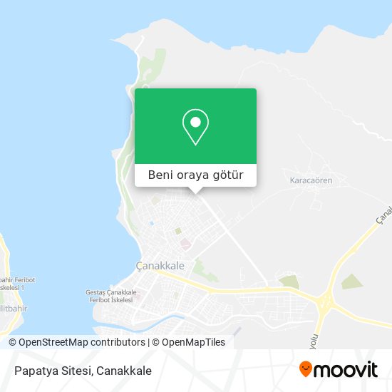Papatya Sitesi harita