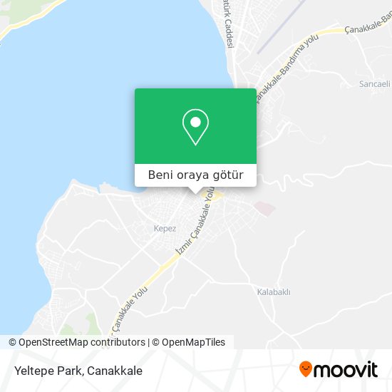 Yeltepe Park harita