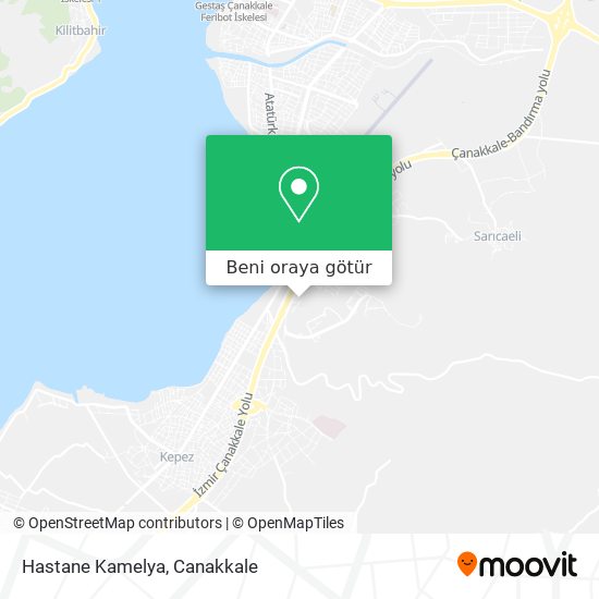 Hastane Kamelya harita
