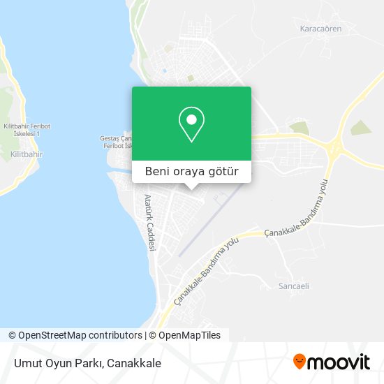 Umut Oyun Parkı harita