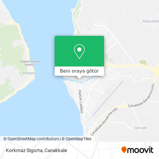 Korkmaz Sigorta harita