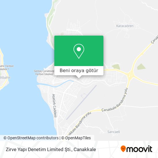 Zirve Yapı Denetim Limited Şti. harita