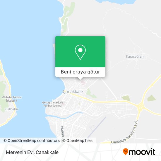 Mervenin Evi harita