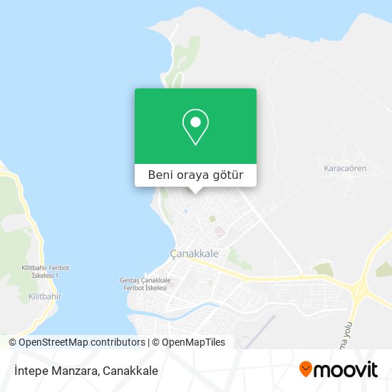 İntepe Manzara harita