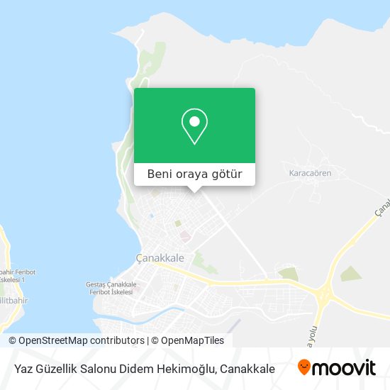 Yaz Güzellik Salonu Didem Hekimoğlu harita