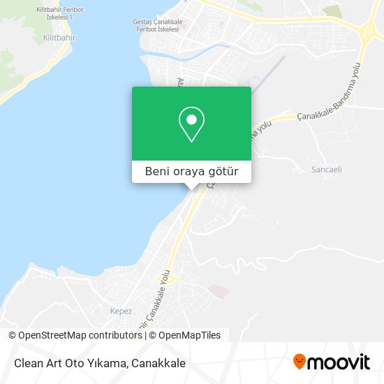 Clean Art Oto Yıkama harita