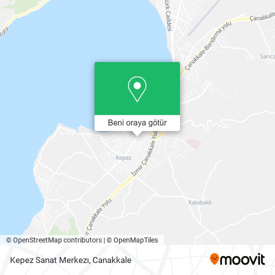 Kepez Sanat Merkezı harita
