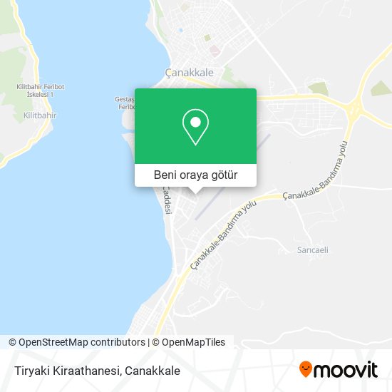 Tiryaki Kiraathanesi harita