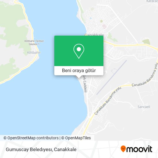 Gumuscay Beledıyesı harita