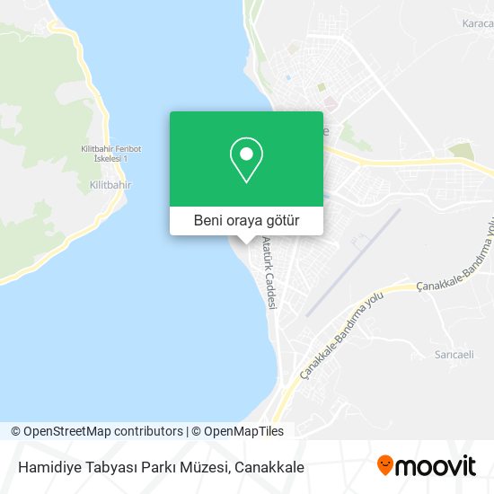 Hamidiye Tabyası Parkı Müzesi harita