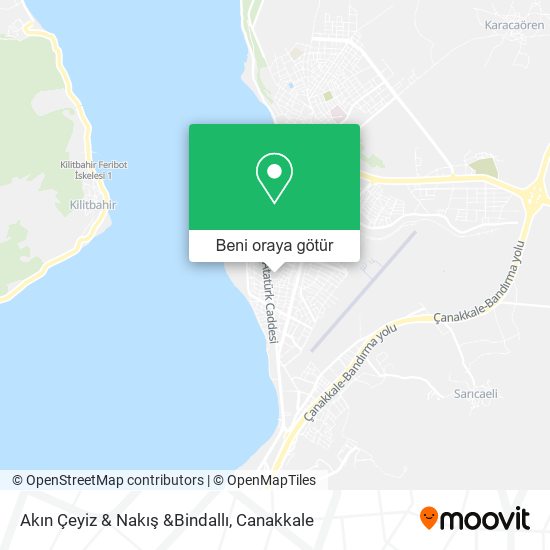 Akın Çeyiz & Nakış &Bindallı harita