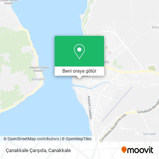 Çanakkale Çarşıda harita