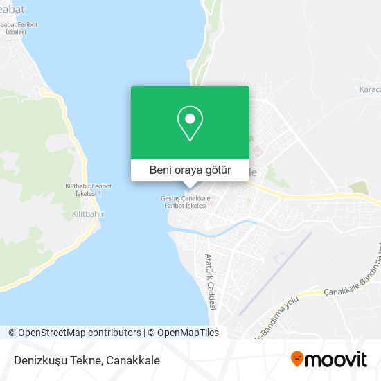 Denizkuşu Tekne harita