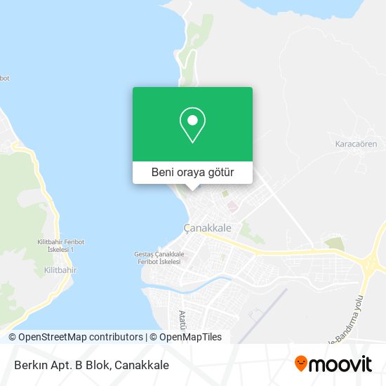 Berkın Apt. B Blok harita