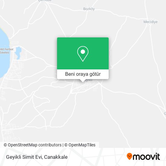 Geyikli Simit Evi harita