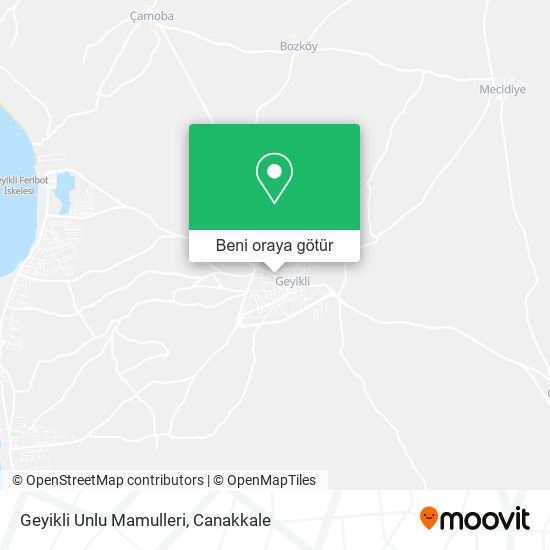 Geyikli Unlu Mamulleri harita
