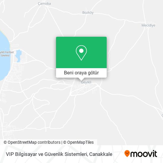 VIP Bilgisayar ve Güvenlik Sistemleri harita