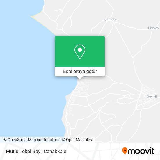 Mutlu Tekel Bayi harita