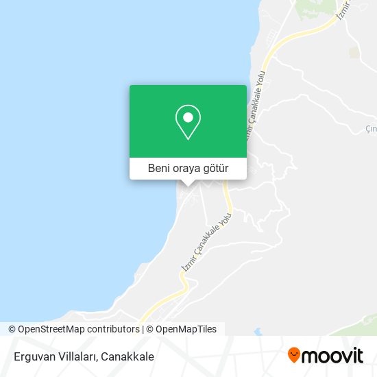 Erguvan Villaları harita