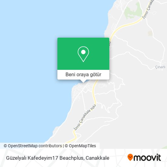 Güzelyalı Kafedeyim17 Beachplus harita