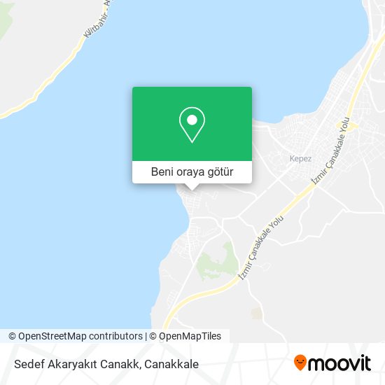 Sedef Akaryakıt Canakk harita
