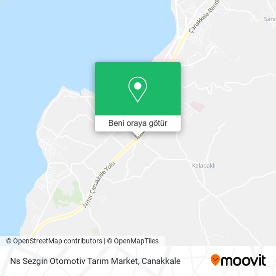 Ns Sezgin Otomotiv Tarım Market harita