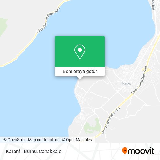Karanfil Burnu harita