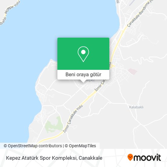 Kepez Atatürk Spor Kompleksi harita